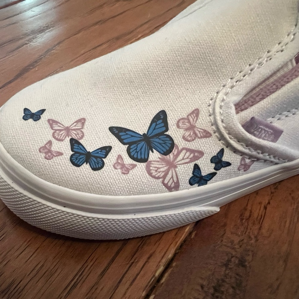 Toddler Girl Butterfly Vans - Picture 3 of 4
